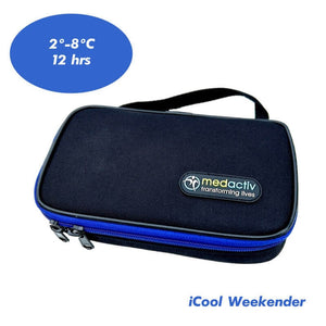 iCool Weekender | Insulated Medication Travel Bag | 3 Pens