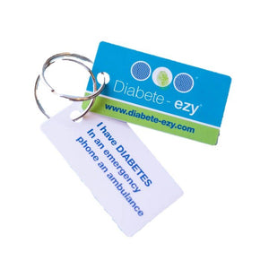 Diabetes Medi-Alert Key Tags