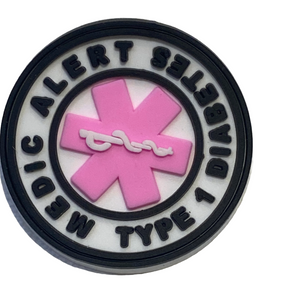 Diabetes Medi-Alert Shoe Charms | Type 1 Diabetes