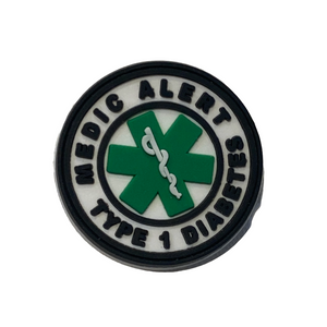 Diabetes Medi-Alert Shoe Charms | Type 1 Diabetes