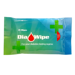 DiaWipe Diabetes Finger Testing Wipes | 25 Wipes