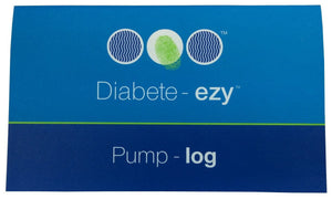 Diabetes Pump-Log Record Book