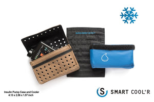 The Smart Cool'R - Diabetes Leather Insulin Pump Cooling Wallet is design to suit the following Type 1 pump : Medtronic 640G_diabeteshq.com.au