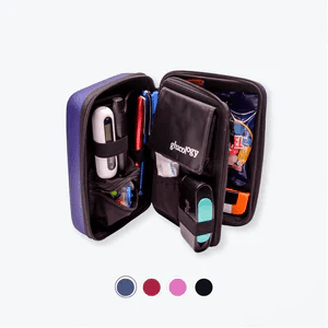 Hardcover Diabetes Travel Case | PLUS Size | Glucology