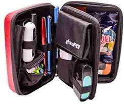 Hardcover Diabetes Travel Case | PLUS Size | Glucology