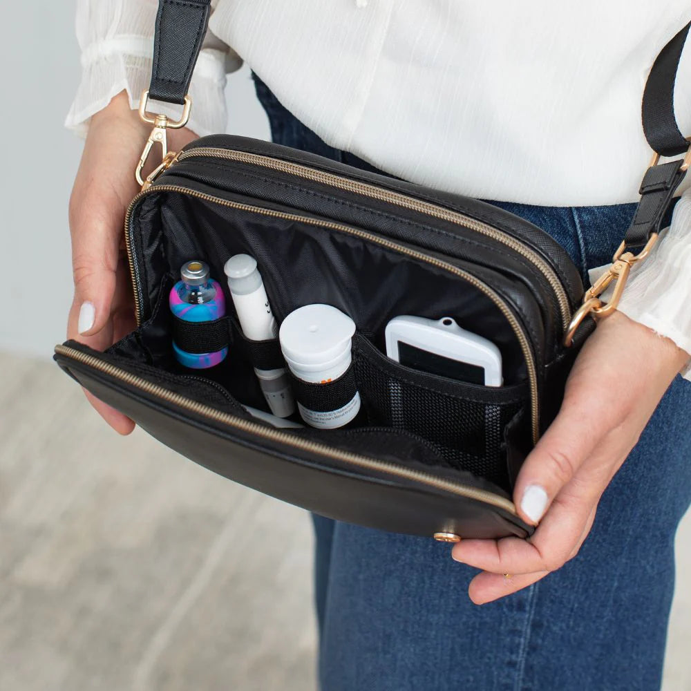 NEW Sugar Medical | Diabetes Essential Purse |Black