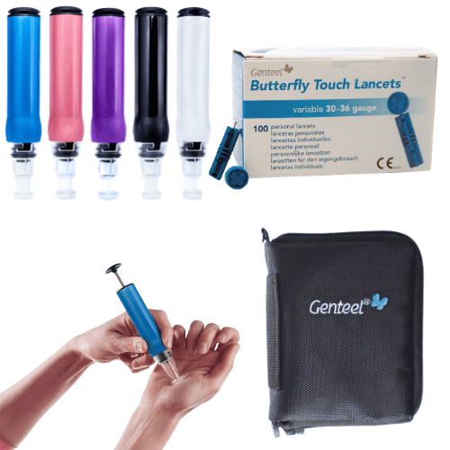 Genteel® Plus Lancing Device - Starter Kit