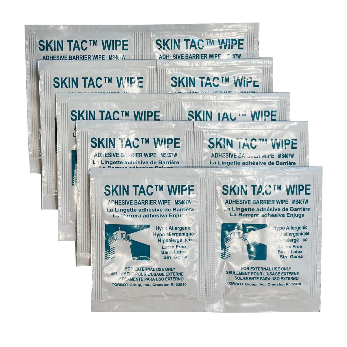 Skin Tac Adhesive Barrier Wipes