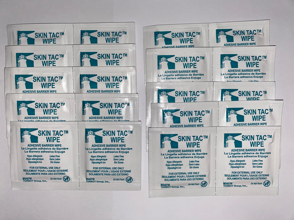 Skin Tac Adhesive Barrier Wipes