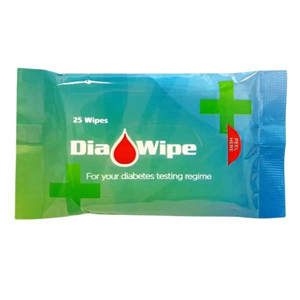 DiaWipe Diabetes Finger Testing Wipes