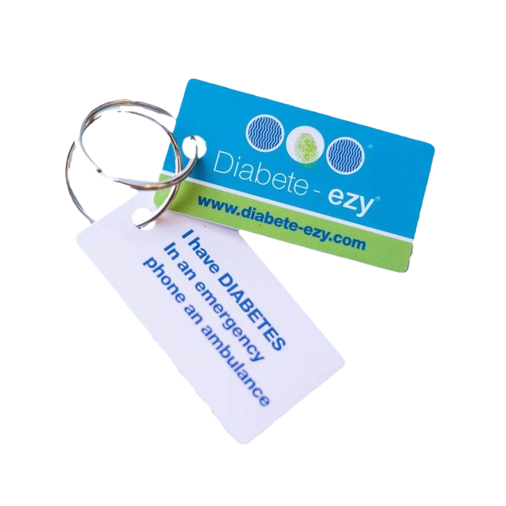 Diabetes Medi-Alert Key Tags