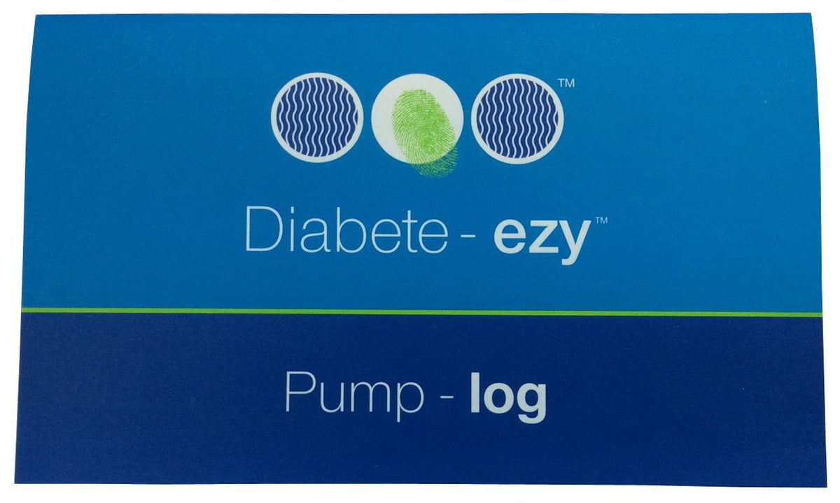 Diabetes Pump-Log Record Book