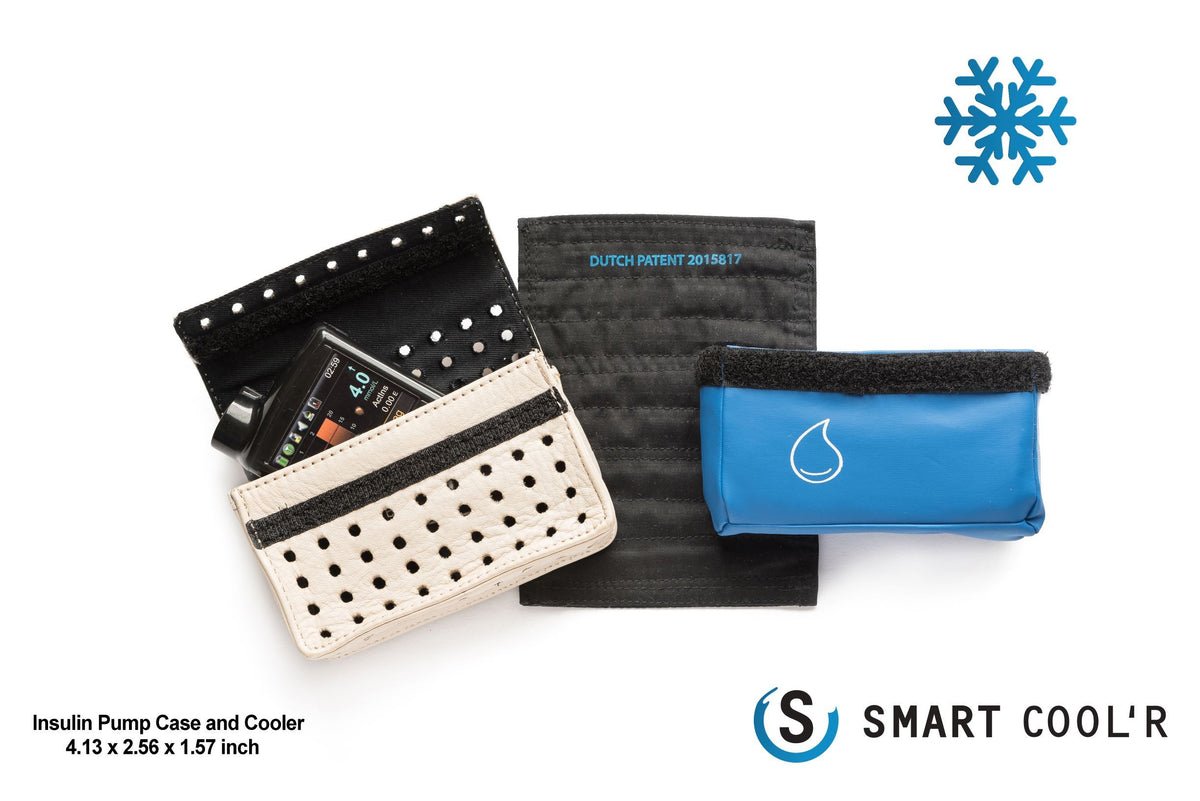 The Smart Cool'R - Diabetes Leather Insulin Pump Cooling Wallet is design to suit the following Type 1 pump : Medtronic 640G_diabeteshq.com.au