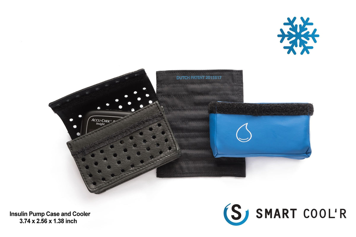 The Smart Cool'R - Diabetes Leather Insulin Pump Cooling Wallet is design to suit the following Type 1 pumps : Medtronic VEO insulin pump, Tandem t:slim insulin pump from AMSL Diabetes, Ypsopump insulin pump, Accu-Chek Insight insulin pump from Roche and the Accu-Chek Combo insulin pump system from Roche_diabeteshq.com.au