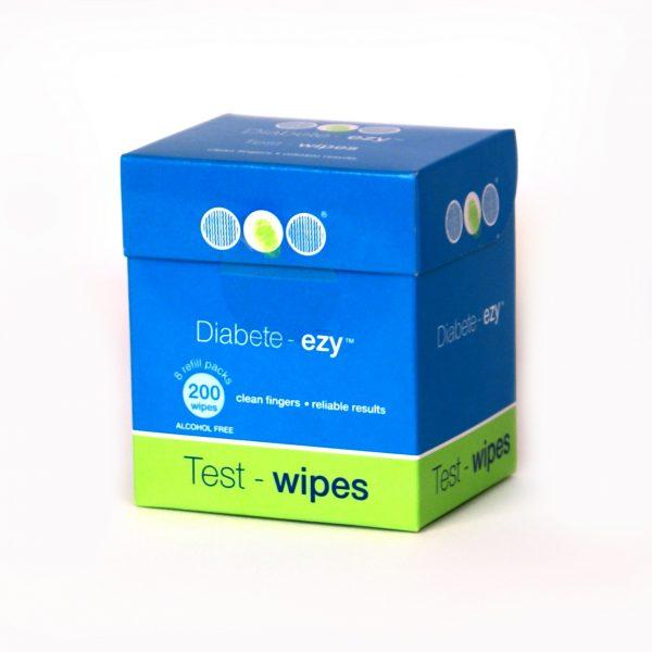Diabete-Ezy Test-Wipe Refill Pack | 200 Wipes