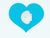 Sensitive_Medtronic_CGM_Patches _Heart shape_blue_diabeteshq.com.au
